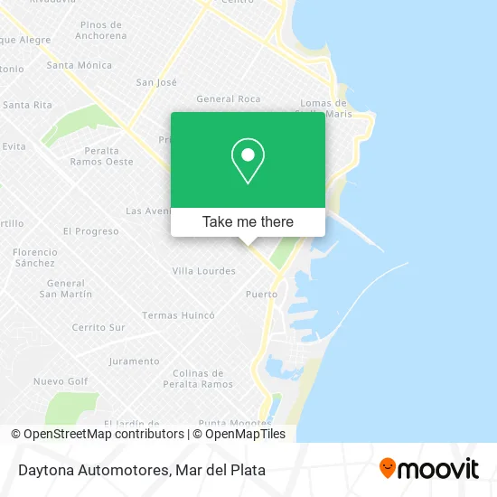 Daytona Automotores map