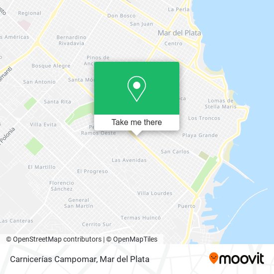 Mapa de Carnicerías Campomar