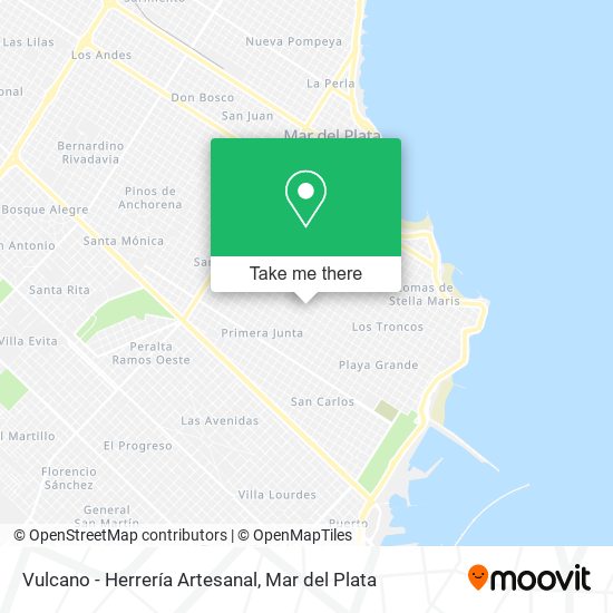 Mapa de Vulcano - Herrería Artesanal