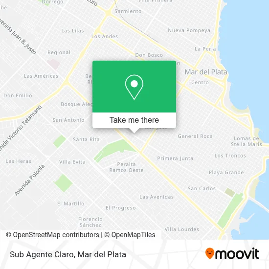 Sub Agente Claro map