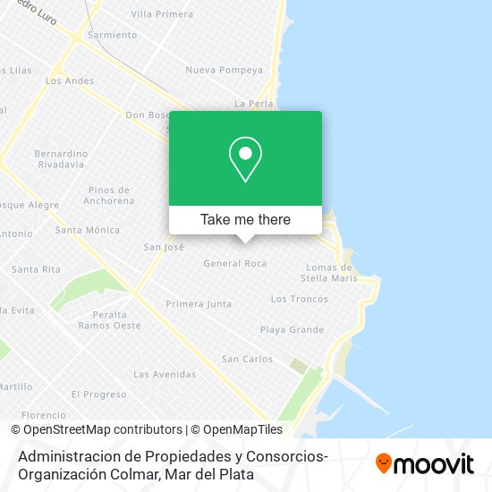 Administracion de Propiedades y Consorcios-Organización Colmar map
