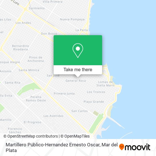 Martillero Público-Hernandez Ernesto Oscar map