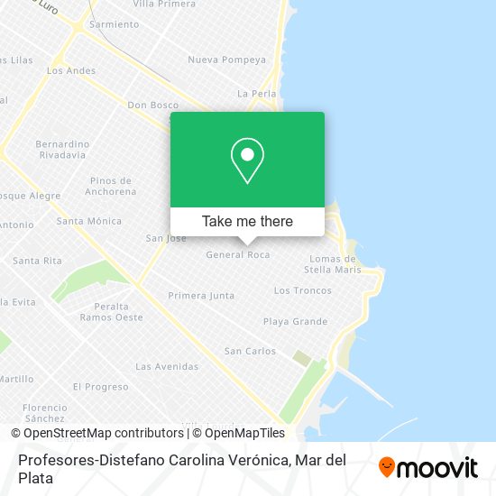 Profesores-Distefano Carolina Verónica map