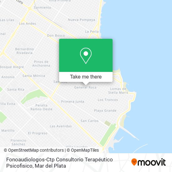 Fonoaudiologos-Ctp Consultorio Terapéutico Psicofisico map
