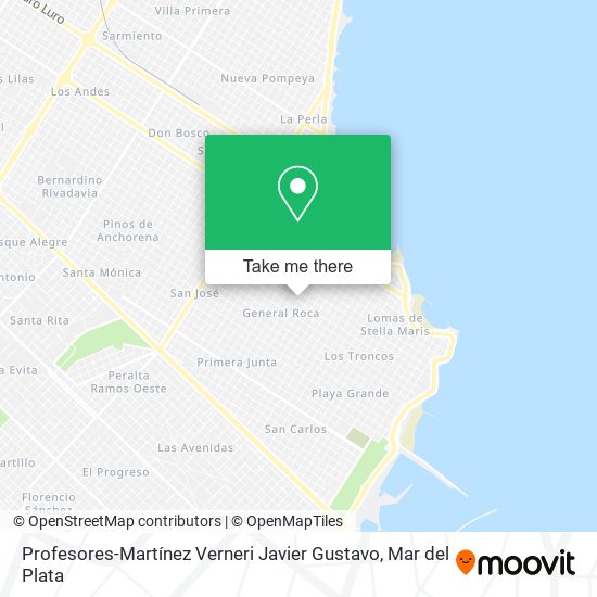Profesores-Martínez Verneri Javier Gustavo map
