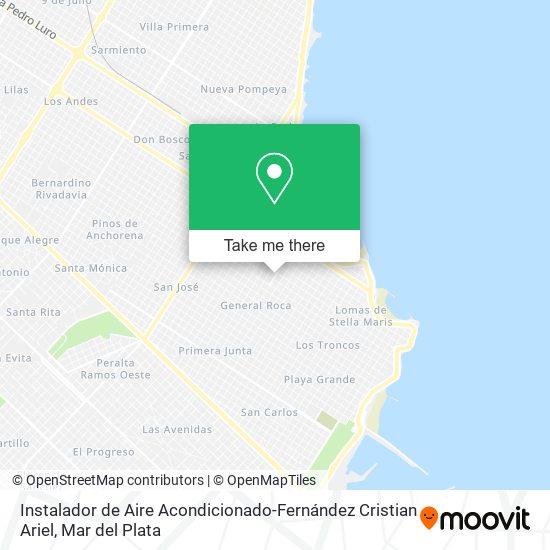 Instalador de Aire Acondicionado-Fernández Cristian Ariel map