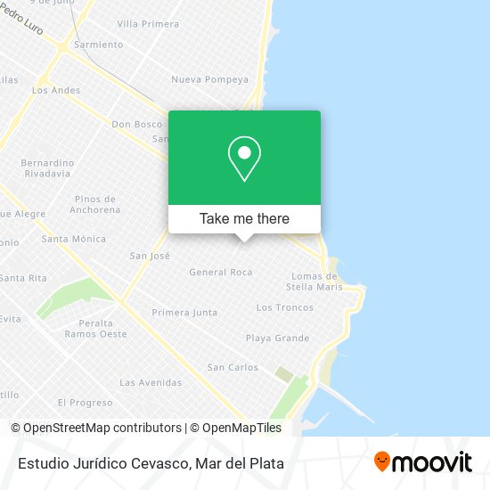 Mapa de Estudio Jurídico Cevasco