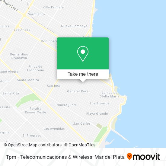 Tpm - Telecomunicaciones & Wireless map