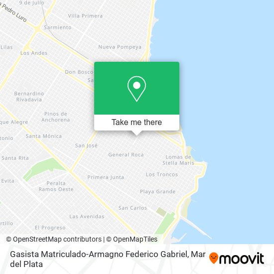 Gasista Matriculado-Armagno Federico Gabriel map
