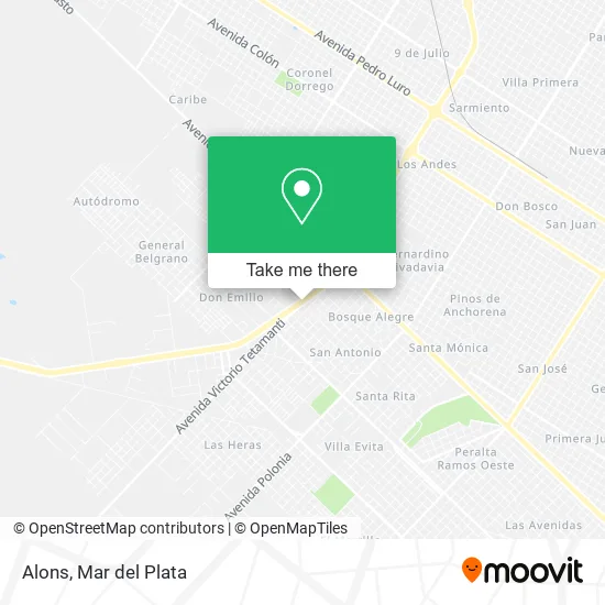Alons map