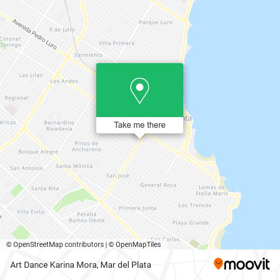 Art Dance Karina Mora map