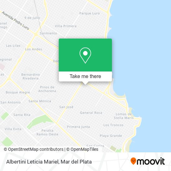 Albertini Leticia Mariel map