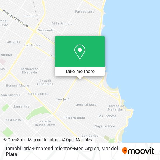 Mapa de Inmobiliaria-Emprendimientos-Med Arg sa