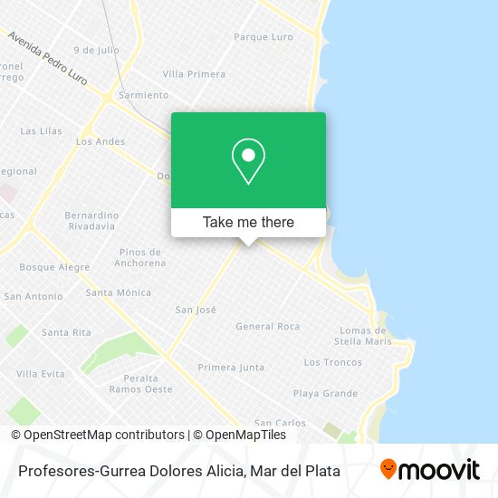 Profesores-Gurrea Dolores Alicia map