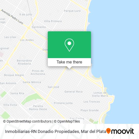 Mapa de Inmobiliarias-RN Donadio Propiedades