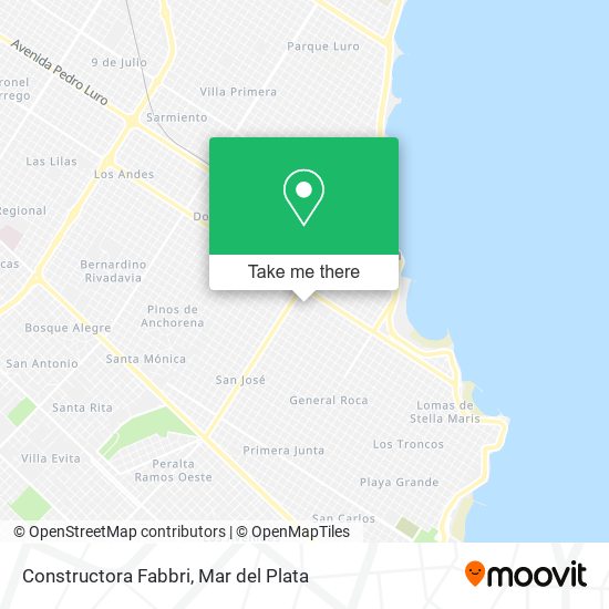 Mapa de Constructora Fabbri