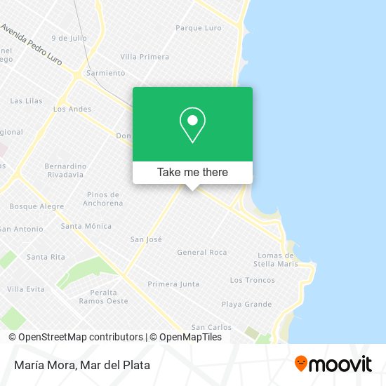 Mapa de María Mora