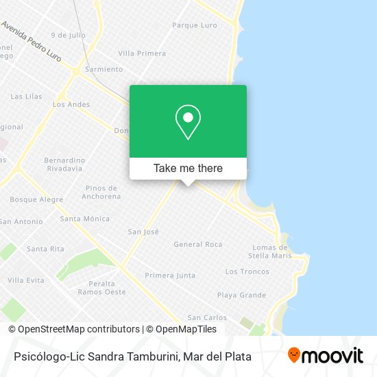 Psicólogo-Lic Sandra Tamburini map