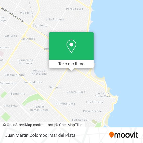 Juan Martín Colombo map