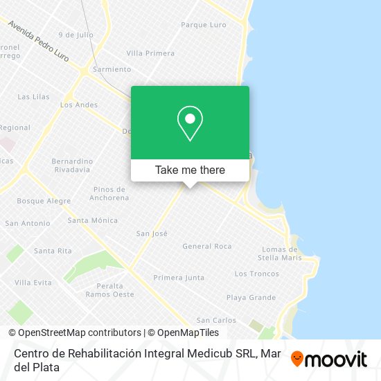 Centro de Rehabilitación Integral Medicub SRL map