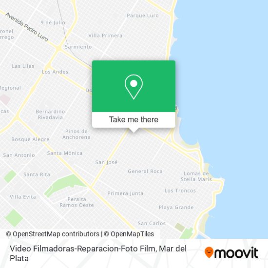 Mapa de Video Filmadoras-Reparacion-Foto Film