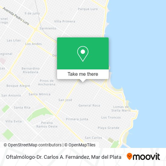 Oftalmólogo-Dr. Carlos A. Fernández map