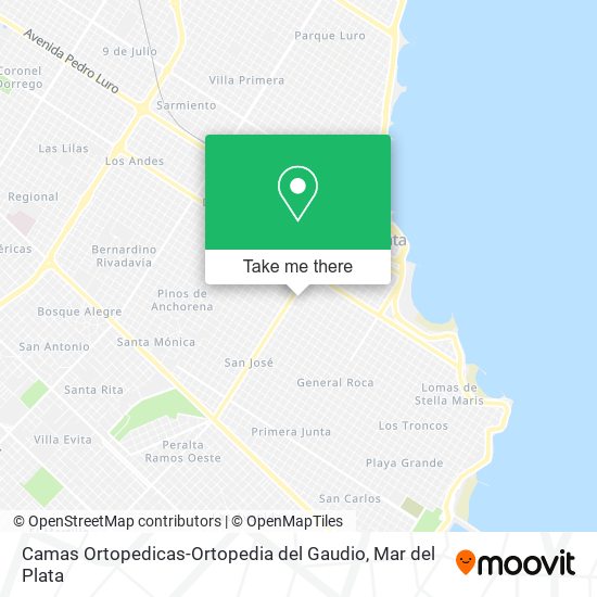 Camas Ortopedicas-Ortopedia del Gaudio map