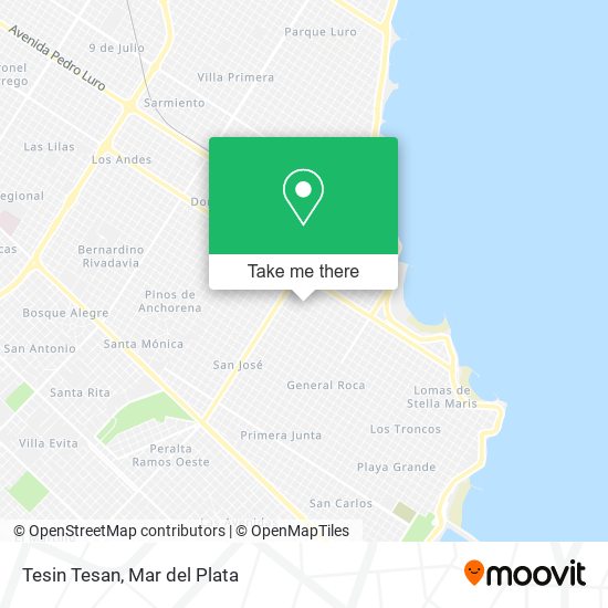 Mapa de Tesin Tesan