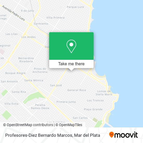 Profesores-Diez Bernardo Marcos map