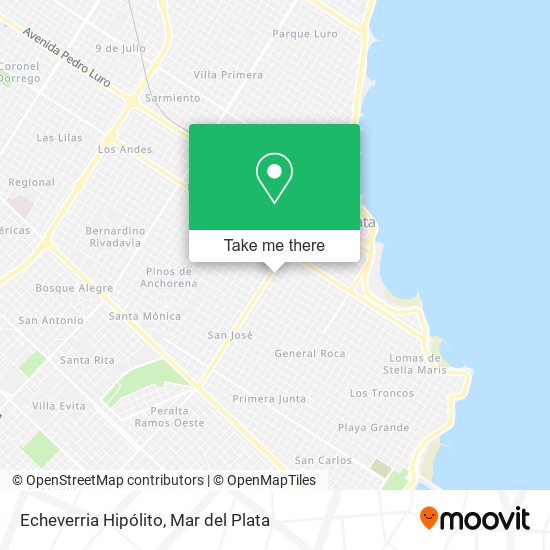 Mapa de Echeverria Hipólito