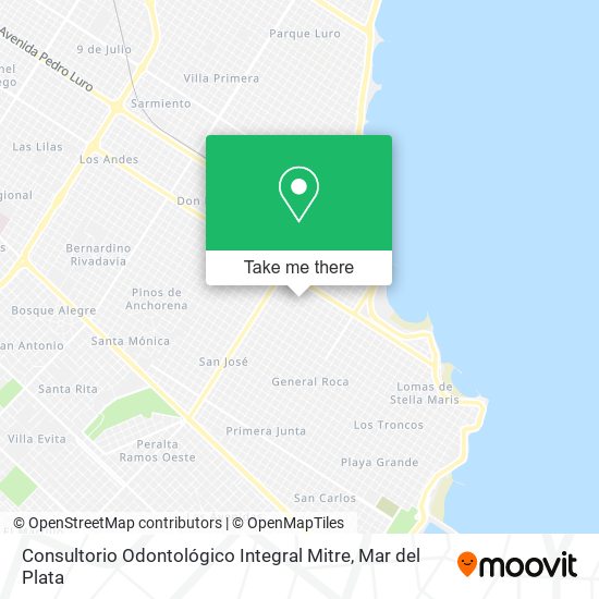 Consultorio Odontológico Integral Mitre map