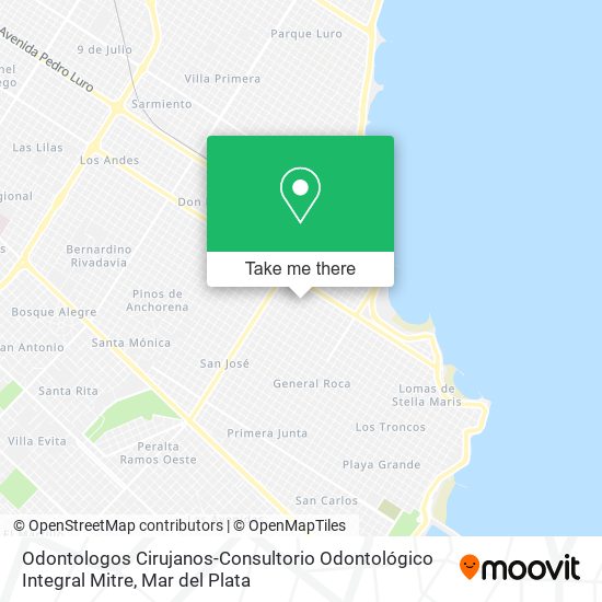 Odontologos Cirujanos-Consultorio Odontológico Integral Mitre map