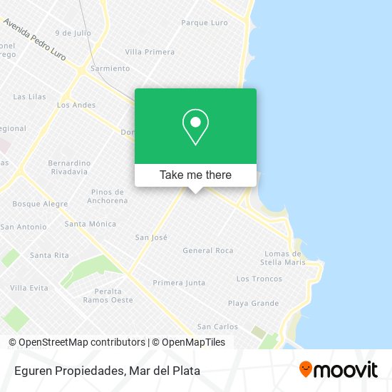 Mapa de Eguren Propiedades