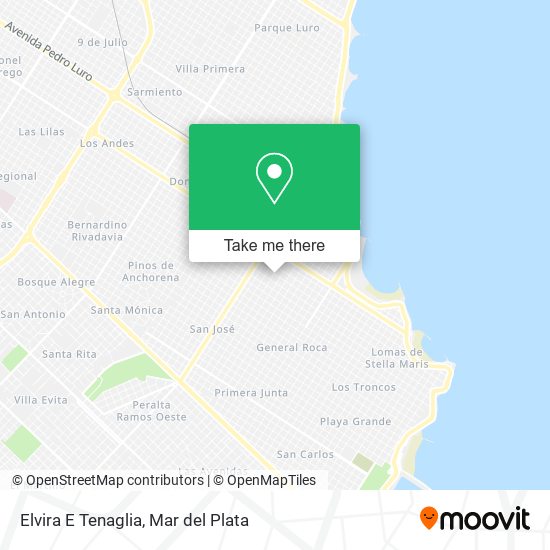 Mapa de Elvira E Tenaglia