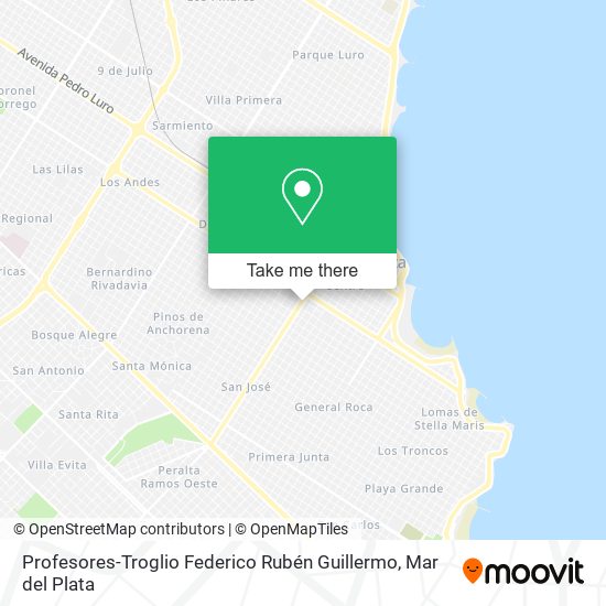 Profesores-Troglio Federico Rubén Guillermo map