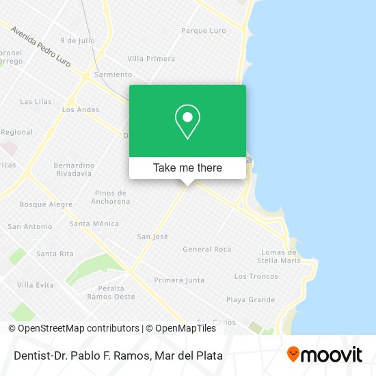 Dentist-Dr. Pablo F. Ramos map