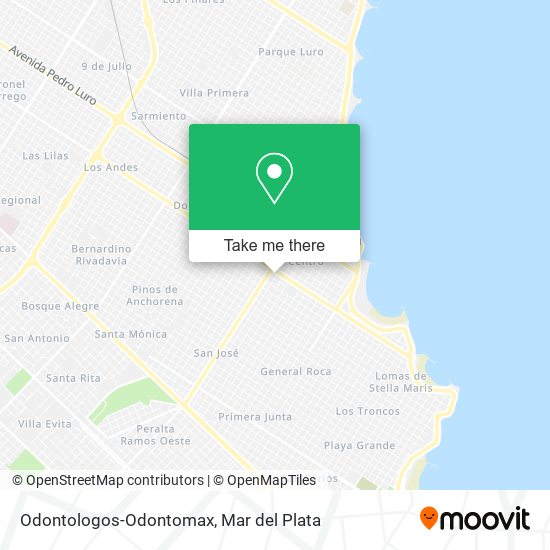 Mapa de Odontologos-Odontomax