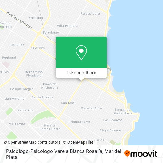 Psicologo-Psicologo Varela Blanca Rosalía map