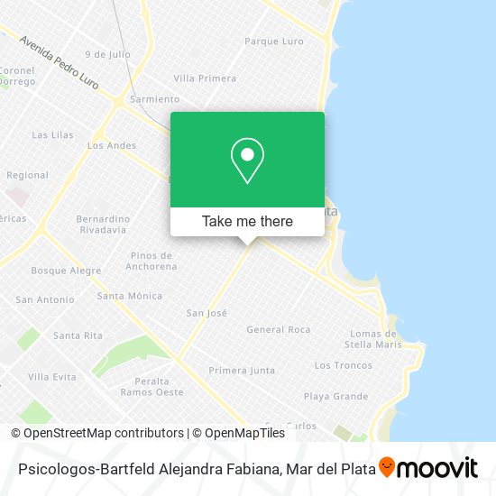 Psicologos-Bartfeld Alejandra Fabiana map