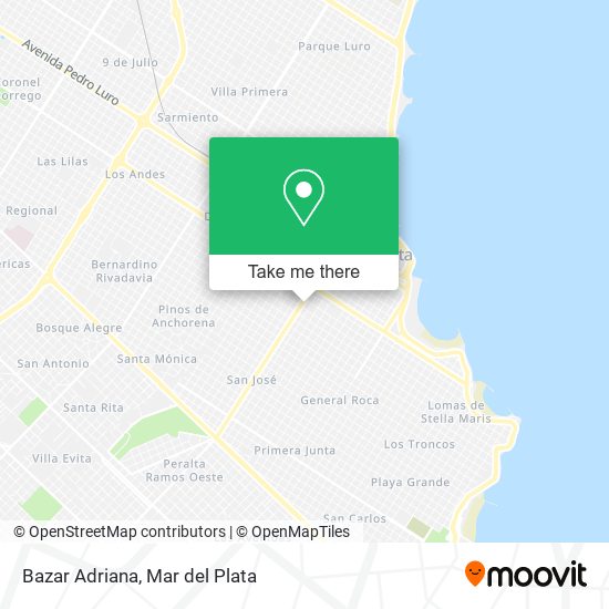 Mapa de Bazar Adriana