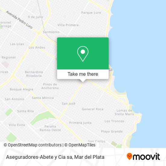 Aseguradores-Abete y Cia sa map