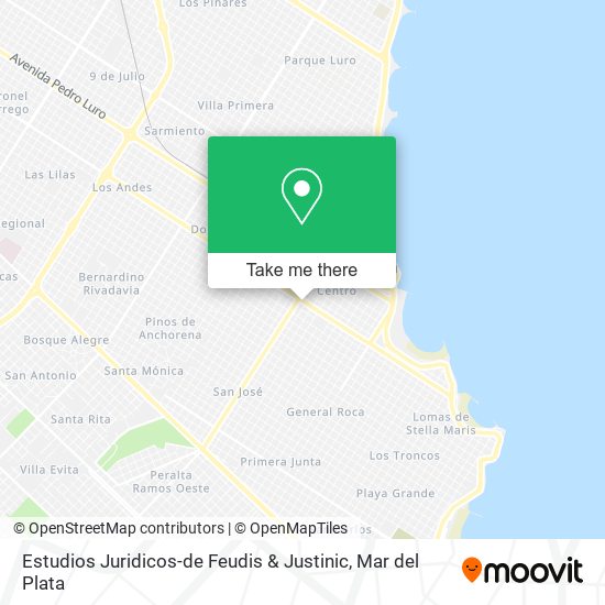 Estudios Juridicos-de Feudis & Justinic map