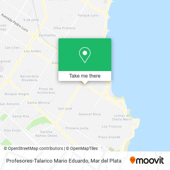 Profesores-Talarico Mario Eduardo map