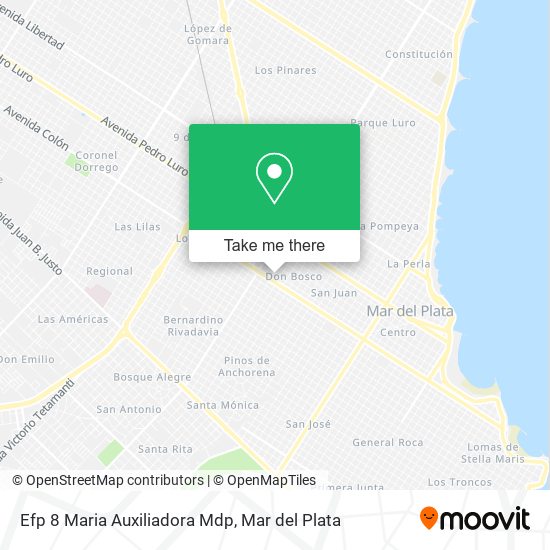 Efp 8 Maria Auxiliadora Mdp map