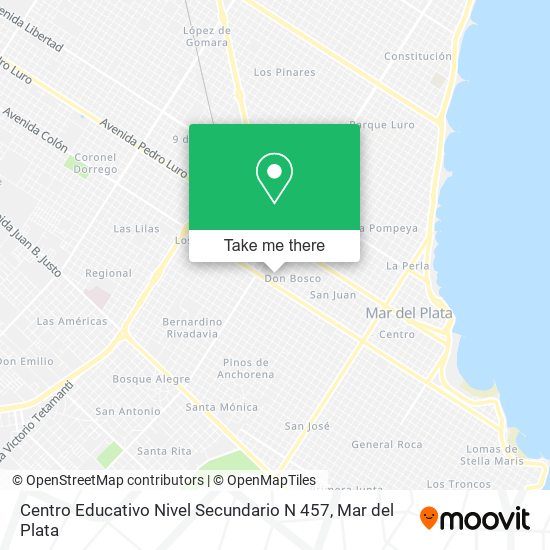 Centro Educativo Nivel Secundario N 457 map