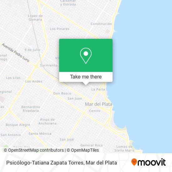 Psicólogo-Tatiana Zapata Torres map