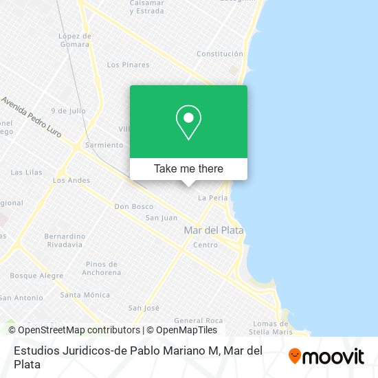 Estudios Juridicos-de Pablo Mariano M map