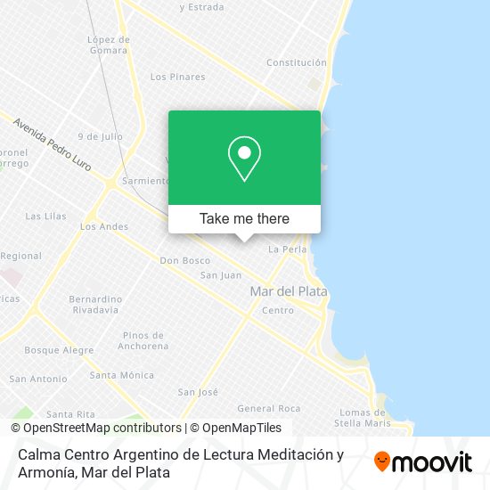 Calma Centro Argentino de Lectura Meditación y Armonía map