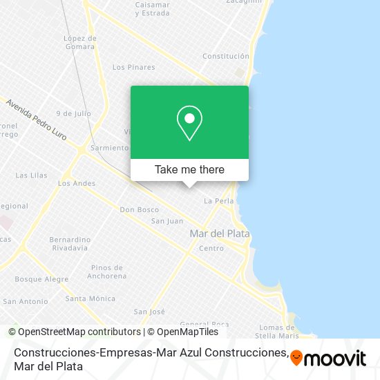 Mapa de Construcciones-Empresas-Mar Azul Construcciones