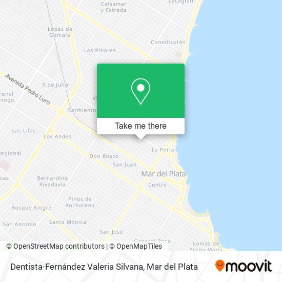 Dentista-Fernández Valeria Silvana map
